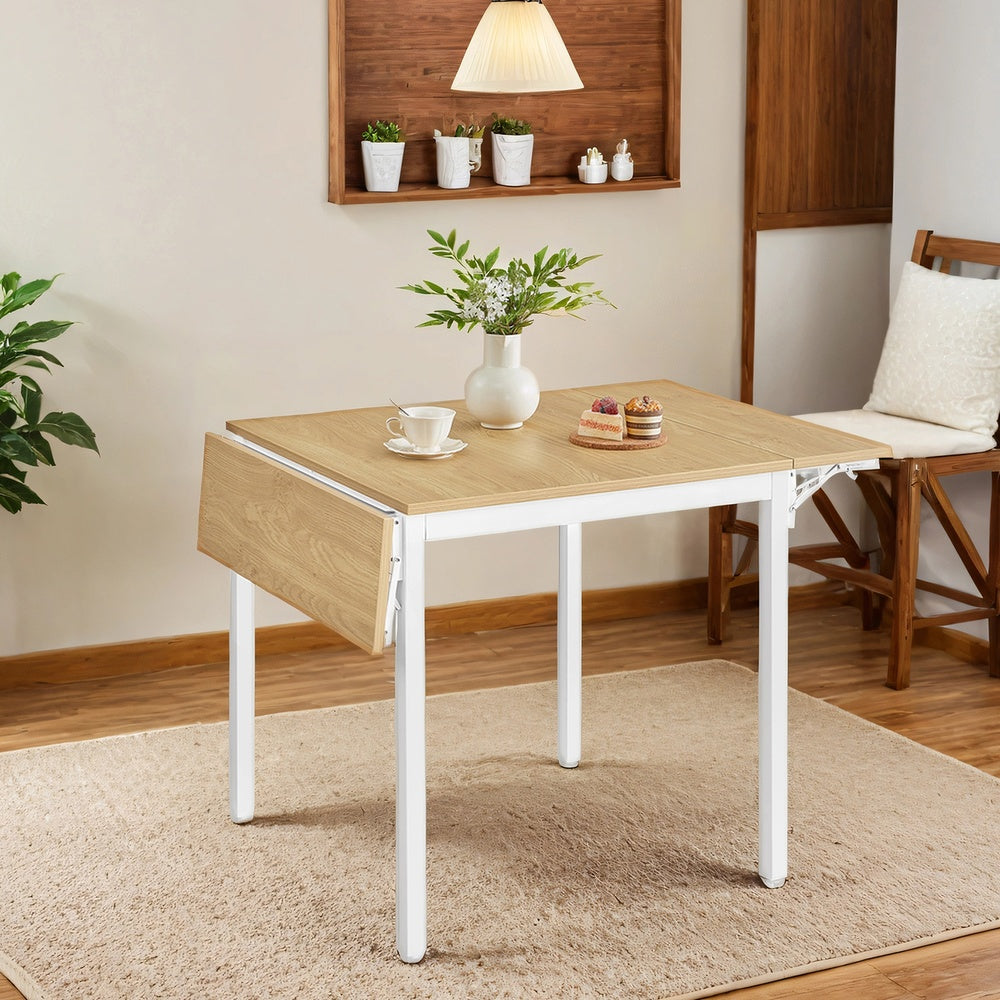 Folding Dining Table, Drop Leaf Extendable, for Small Spaces - image 2