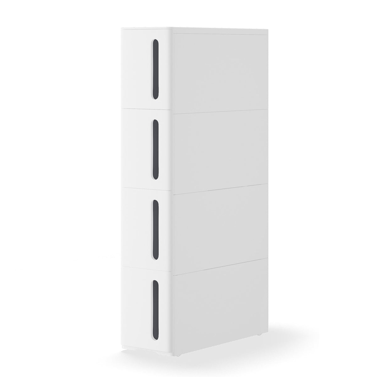 Narrow Trolley with 4 Drawers, Cabinet with Wheels for Kitchen Bathroom, 45 x 17 x 83 cm - image 2