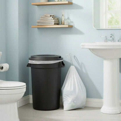 Pre-Separated Bin Bags, Drawstring Trash Bags for 8-Gallon (30 L) Trash Bins - image 3