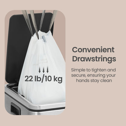 Pre-Separated Bin Bags, Drawstring Trash Bags for 8-Gallon (30 L) Trash Bins - image 7