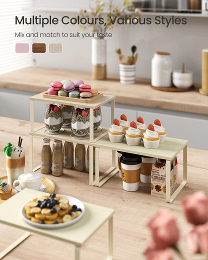 Set of 2 Cupboard Shelf Organisers Ink Black and Ebony Black - image 38