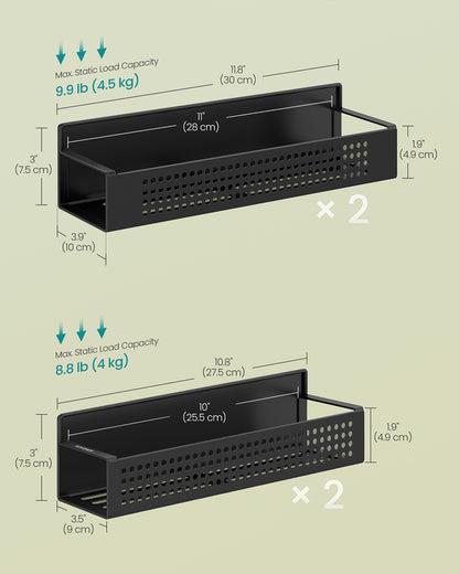 Magnetic spice racks set for kitchen appliances no drilling needed - image 6