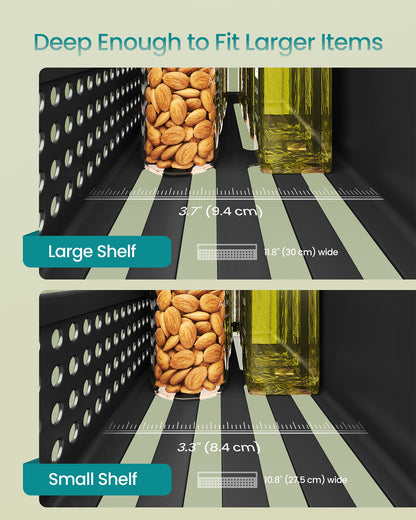 Magnetic spice racks set for kitchen appliances no drilling needed - image 7