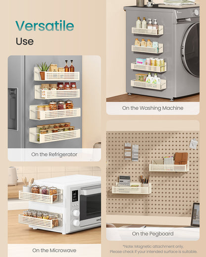 Magnetic spice racks set for kitchen appliances no drilling needed - image 12
