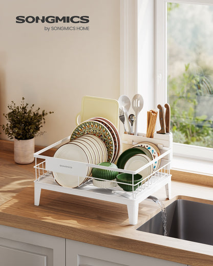 Dish Drying Rack 360° Rotatable and Extendable Spout Ink Black - image 27