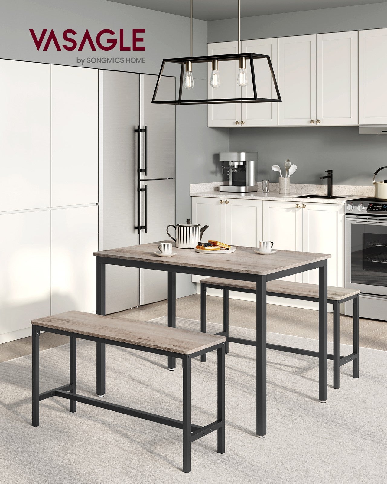 Dining Table with Benches - image 16