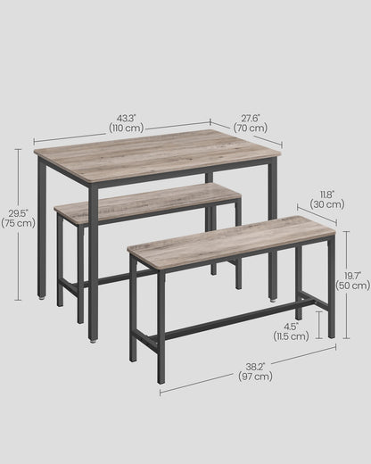 Dining Table with Benches - image 18