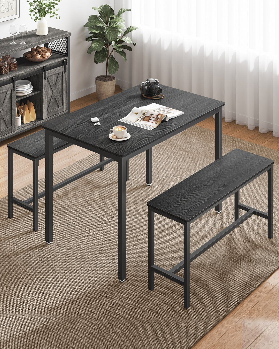 Dining Table with Benches - image 52