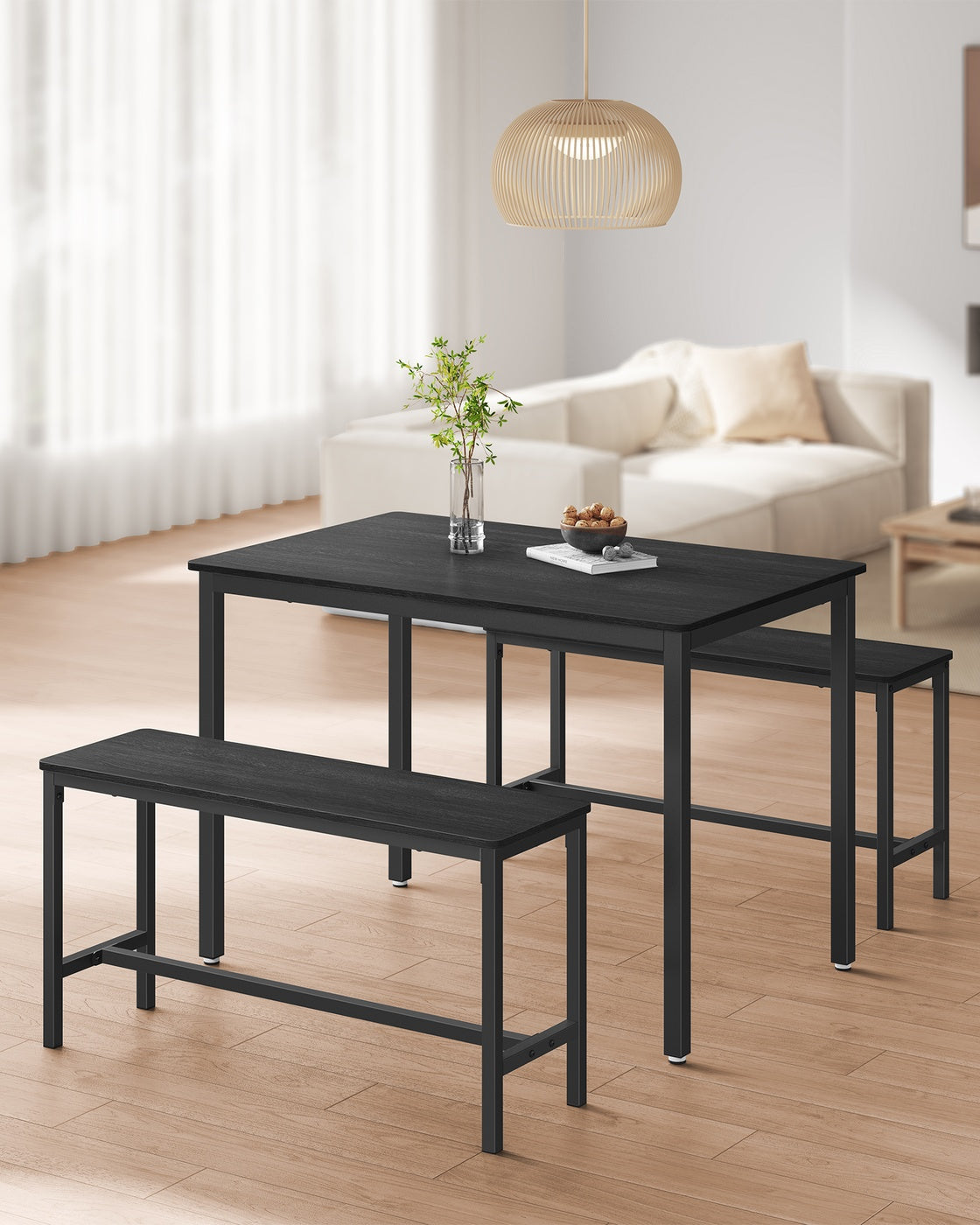 Dining Table with Benches - image 53