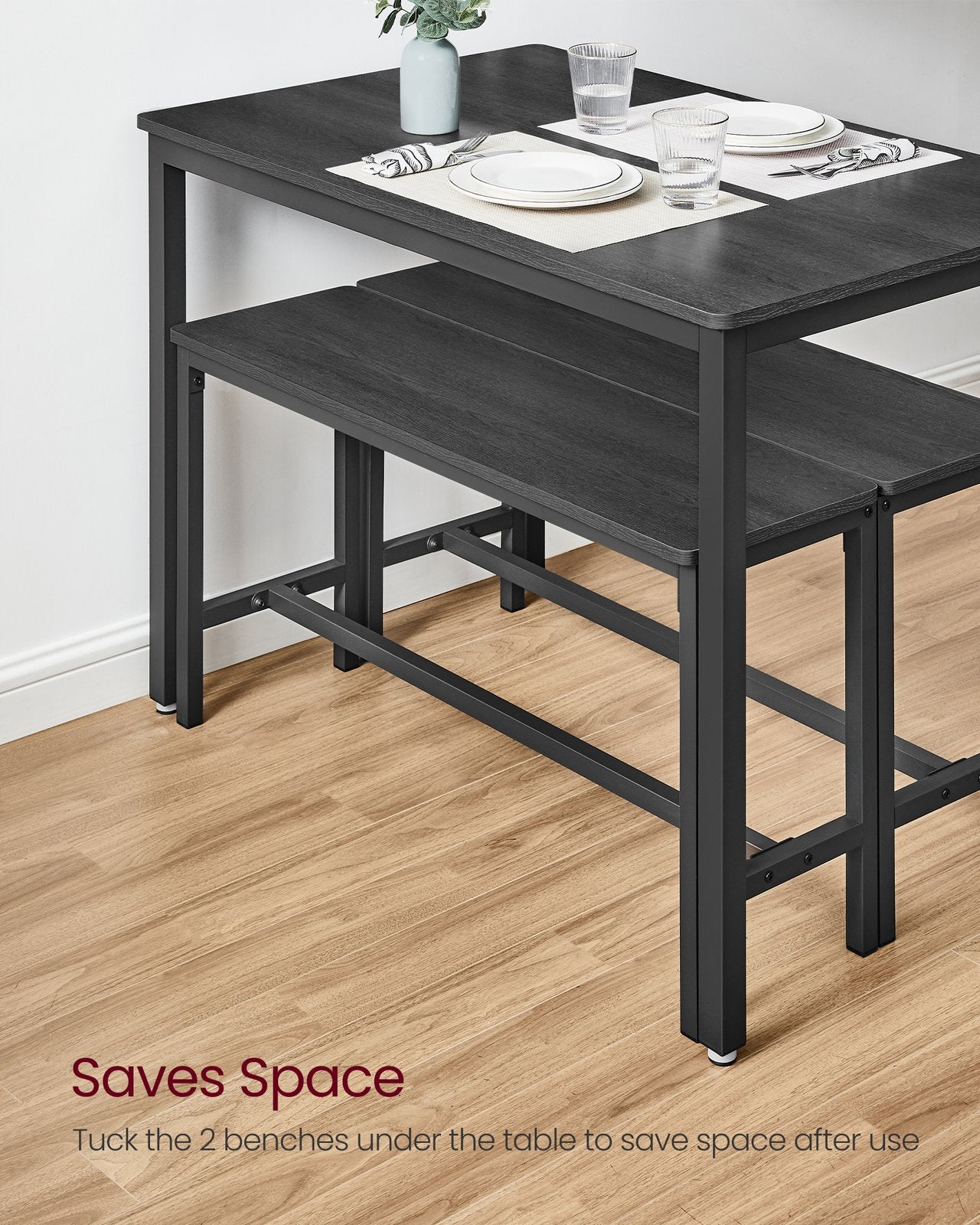 Dining Table with Benches - image 27