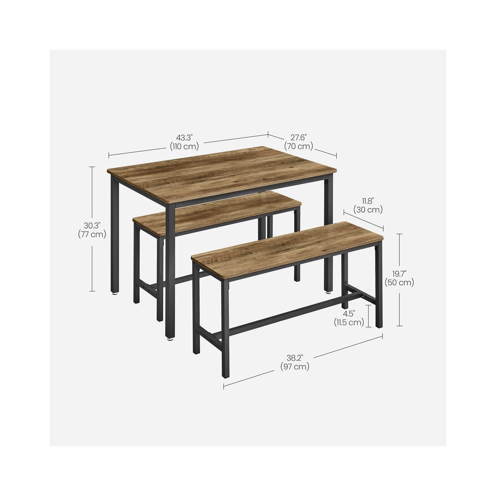Dining Table with Benches - image 44