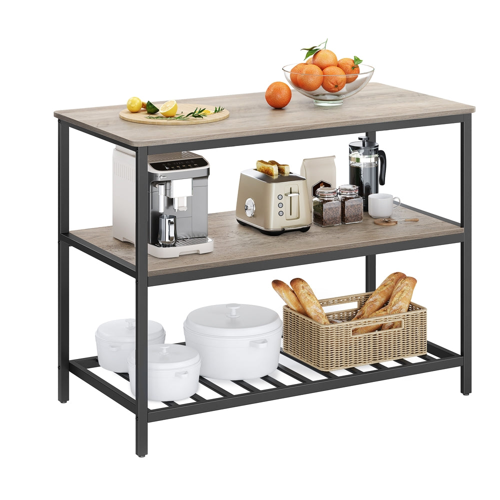47.2 Inches Kitchen Shelf with Large Worktop