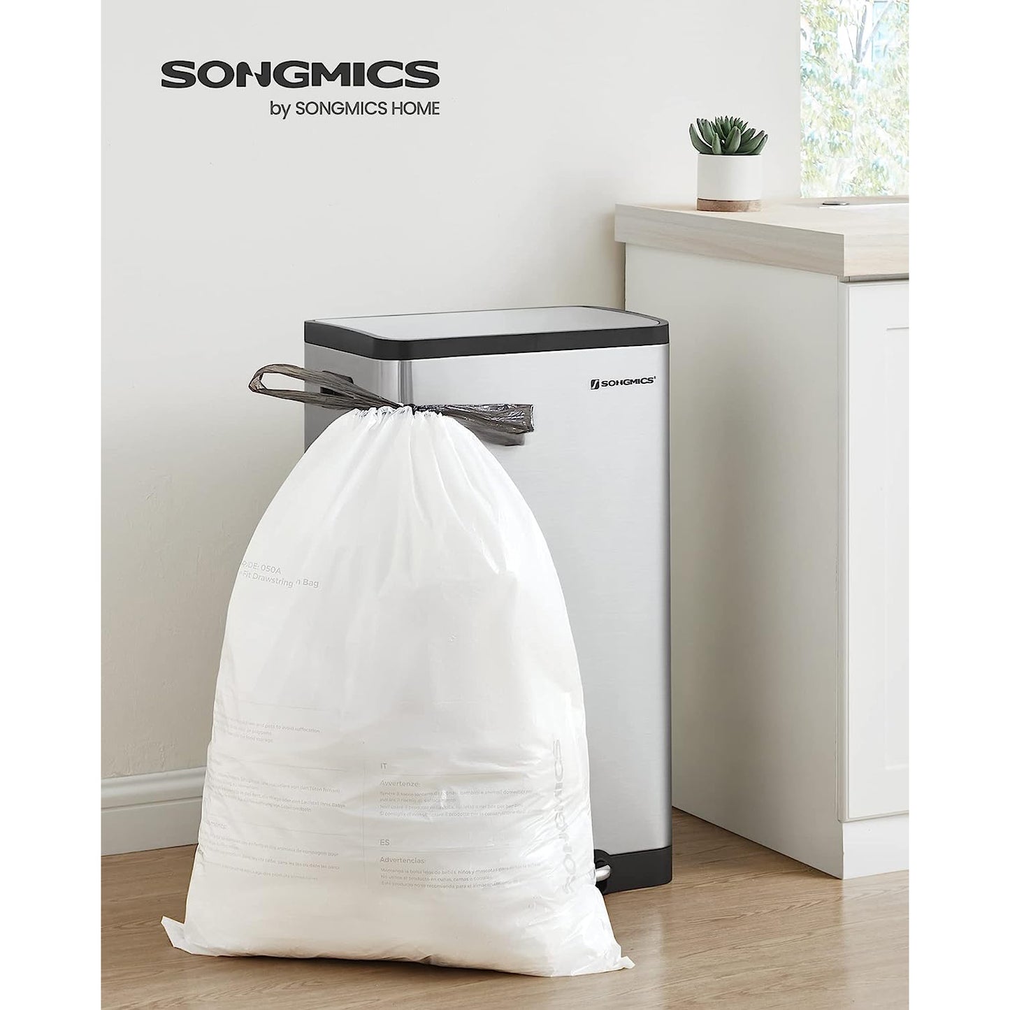 Bin Liners for 50L Kitchen Bins 80 Pieces，2*40 Pieces - image 2