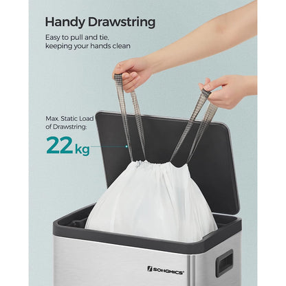 Bin Liners for 50L Kitchen Bins 80 Pieces，2*40 Pieces - image 5