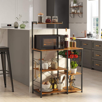Microwave Oven Stand, Baker’s Rack, Kitchen Rack, Coffee Station