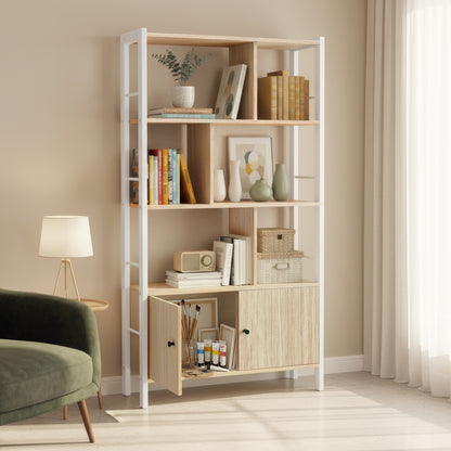 5-Tier Floating Corner Shelf, Wall Mounted Bookshelf - image 22
