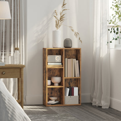 Kids Bookcase, Bookshelf with 5 Compartments, Storage Shelf - image 9