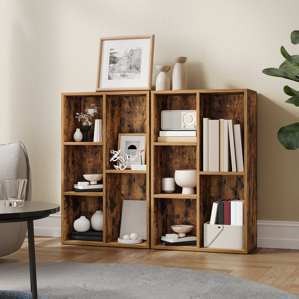 Kids Bookcase, Bookshelf with 5 Compartments, Storage Shelf - image 10