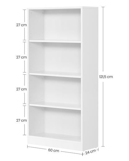 Bookshelf with 6 Shelves, Bookcase, for Home Office - image 54