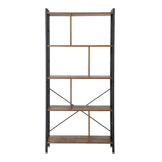 5-Tier Bookshelf, Large Storage Shelf, for Home Office - image 1