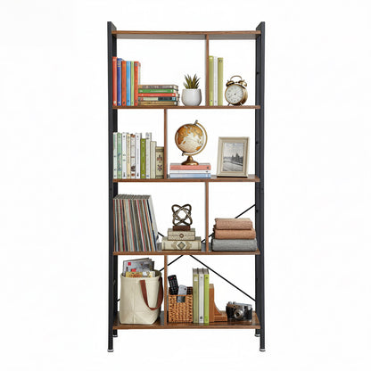 5-Tier Bookshelf, Large Storage Shelf, for Home Office - image 2