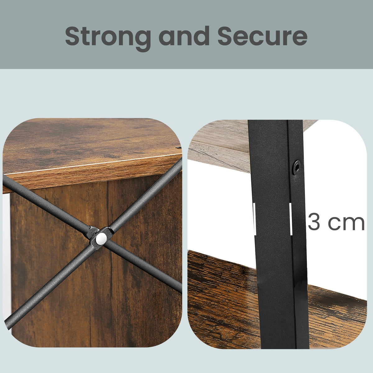 5-Tier Bookshelf, Large Storage Shelf, for Home Office - image 6