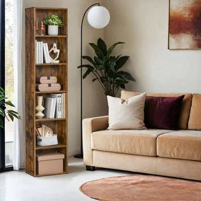 Bookshelf with 6 Shelves, Bookcase, for Home Office - image 12
