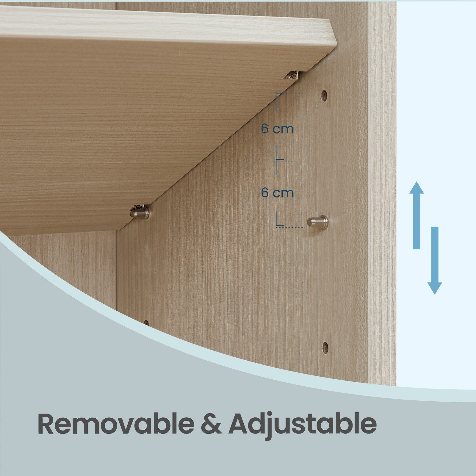 Bookshelf with 6 Shelves, Bookcase, for Home Office - image 47