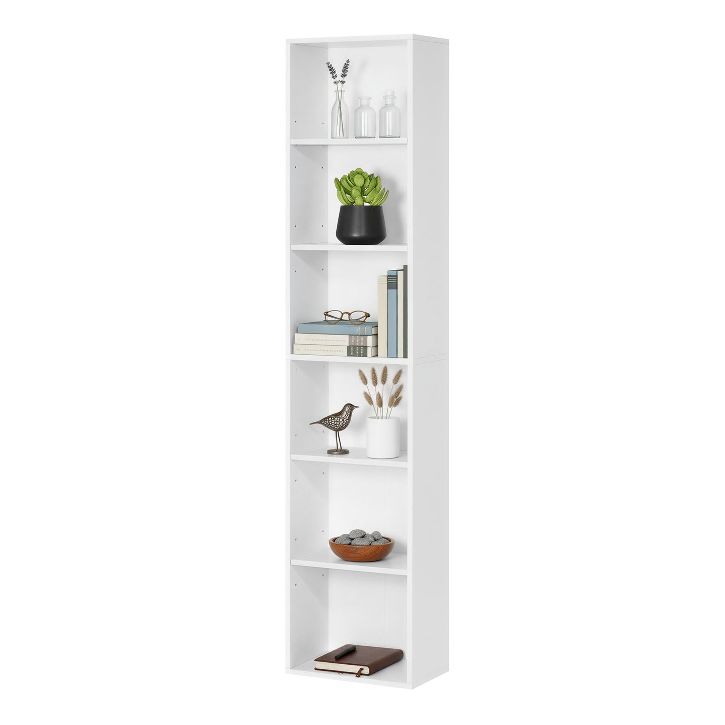 Bookshelf with 6 Shelves, Bookcase, for Home Office - image 3