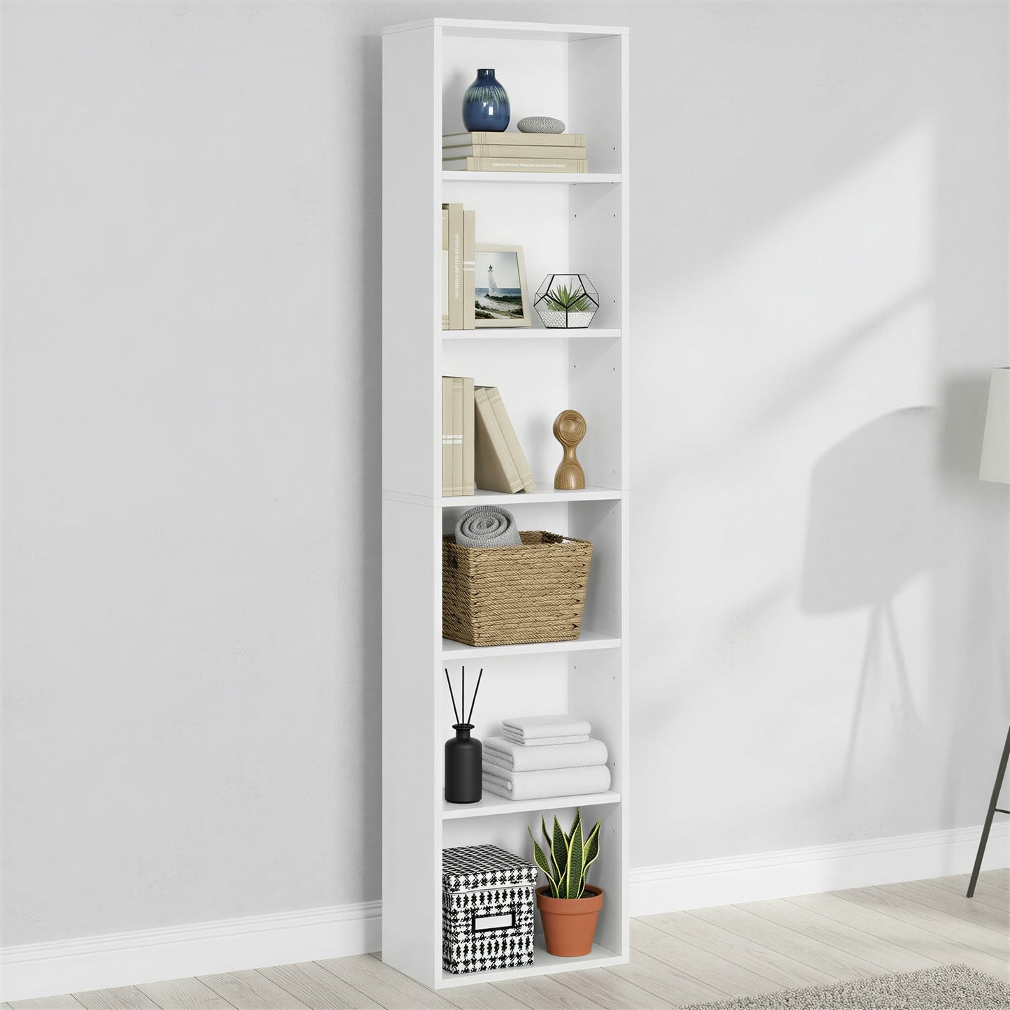 Bookshelf with 6 Shelves, Bookcase, for Home Office - image 6