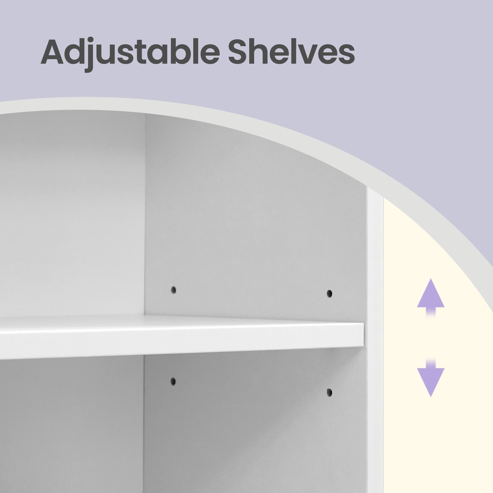 Bookshelf with 6 Shelves, Bookcase, for Home Office - image 7