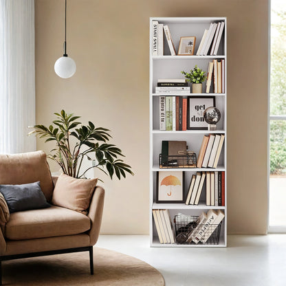 Bookshelf with 6 Shelves, Bookcase, for Home Office - image 18