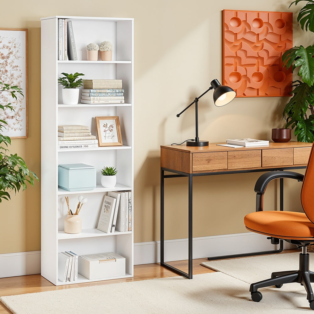 Bookshelf with 6 Shelves, Bookcase, for Home Office - image 20