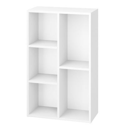 Kids Bookcase, Bookshelf with 5 Compartments, Storage Shelf - image 1