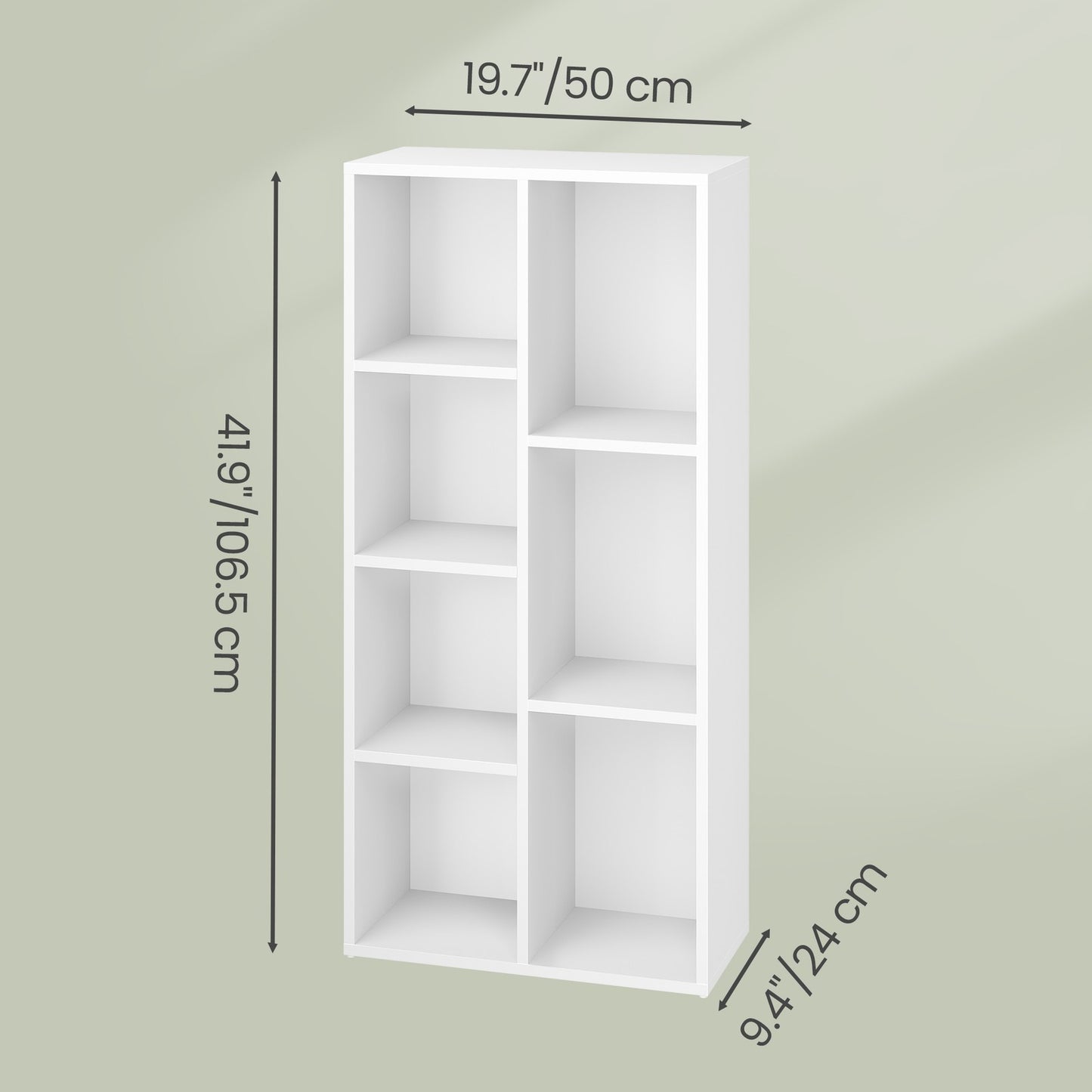 Kids Bookcase, Bookshelf with 5 Compartments, Storage Shelf - image 21