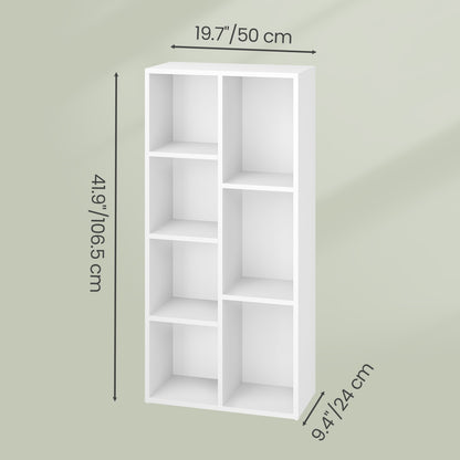 Kids Bookcase, Bookshelf with 5 Compartments, Storage Shelf - image 21