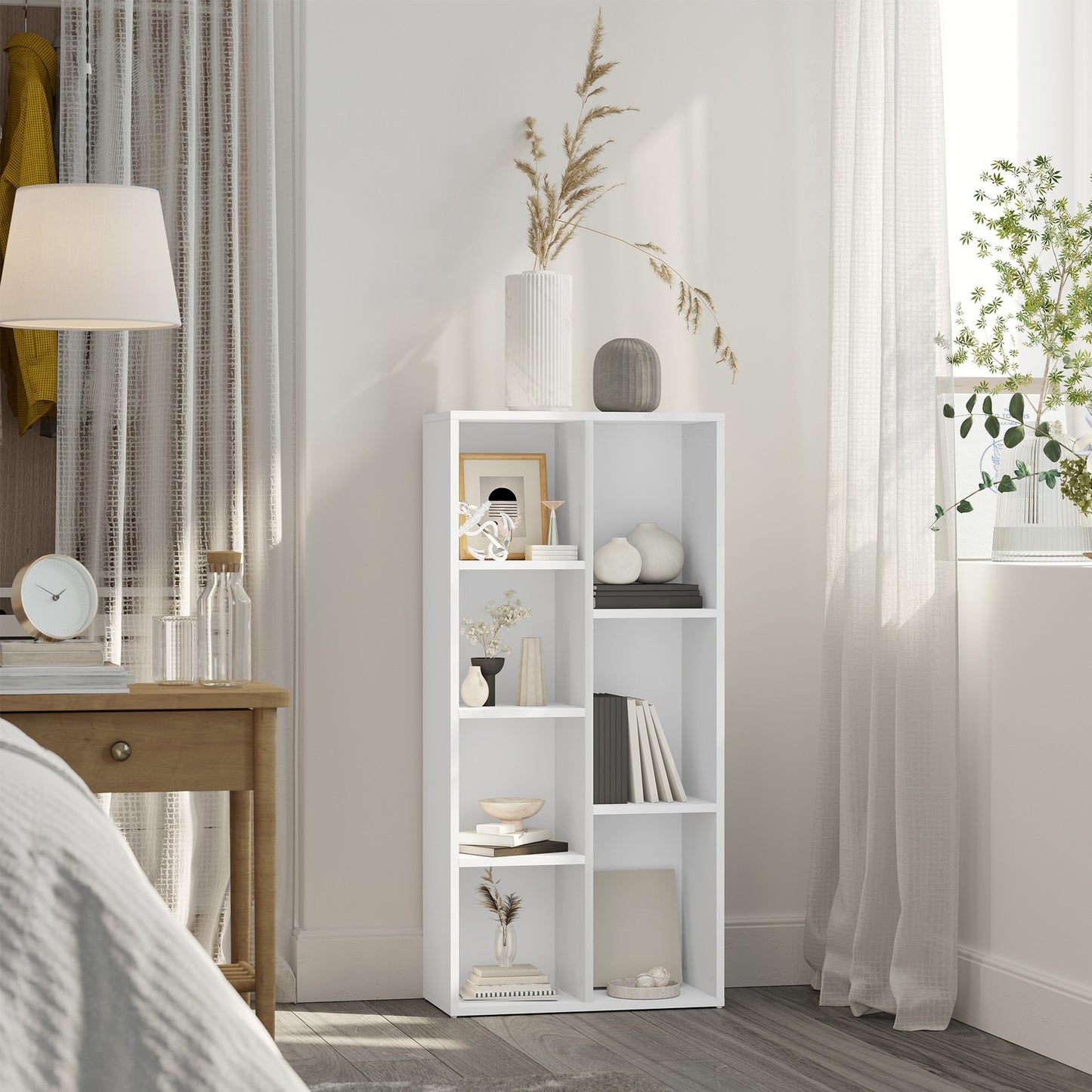 Kids Bookcase, Bookshelf with 5 Compartments, Storage Shelf - image 22