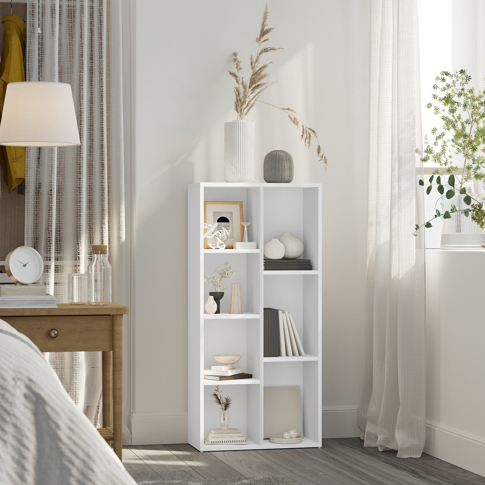 Kids Bookcase, Bookshelf with 5 Compartments, Storage Shelf - image 22