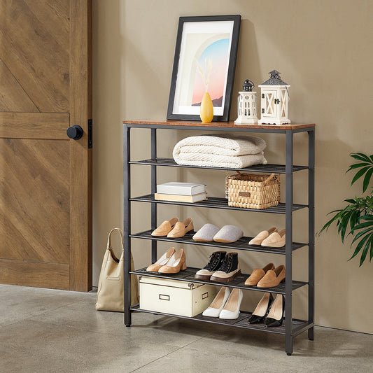 6-Tier Shoe Rack, Shoe Organizer for Closet - image 1