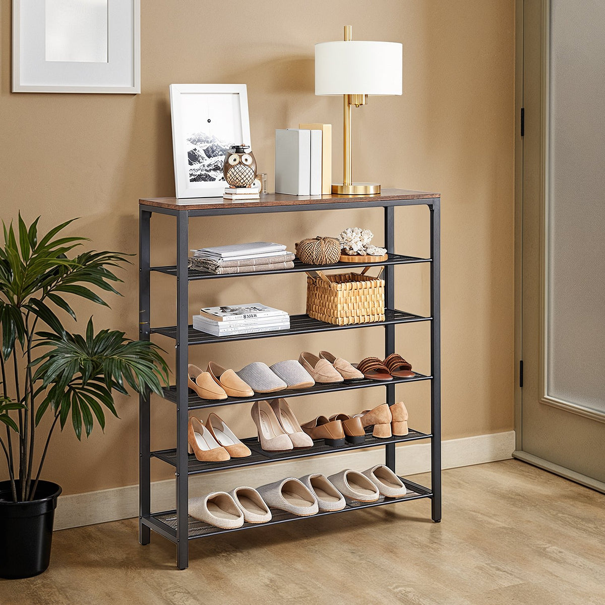 6-Tier Shoe Rack, Shoe Organizer for Closet - image 2