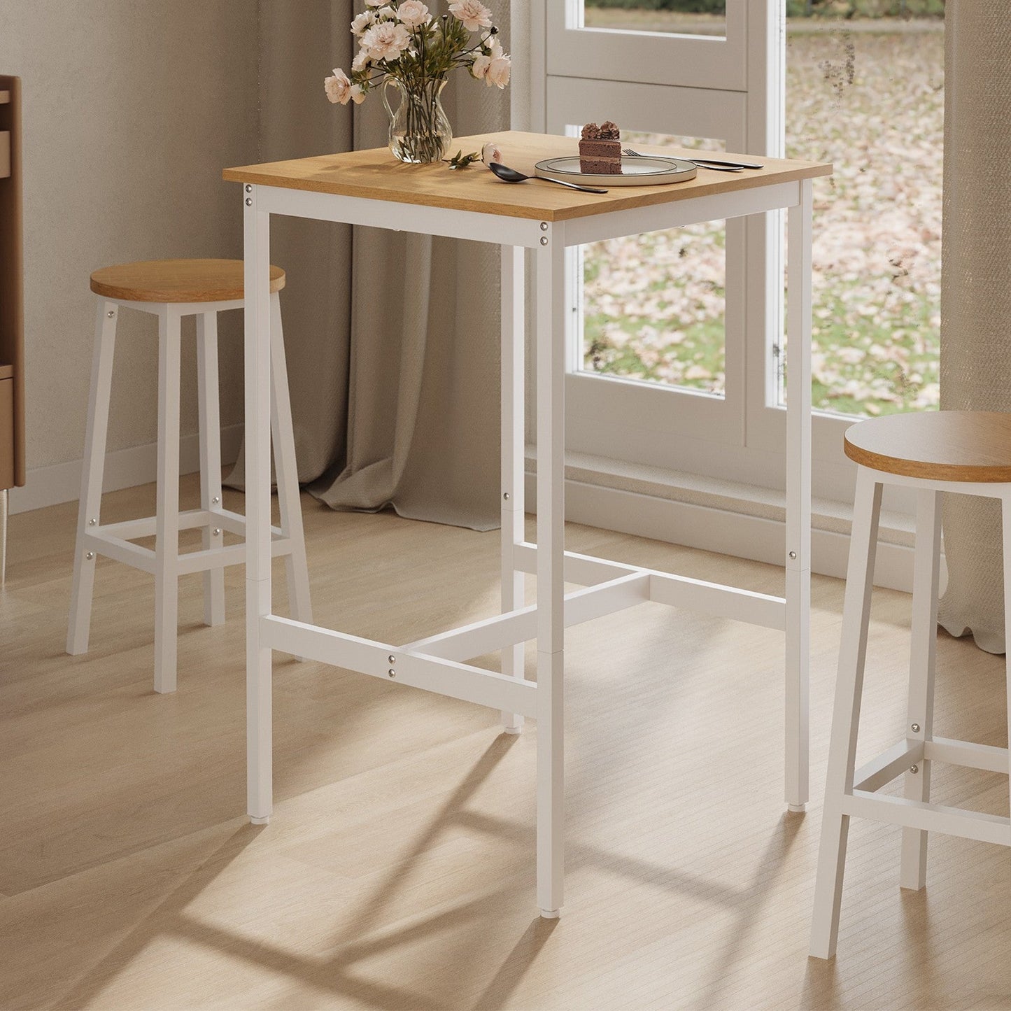 Bar Table, Tall Kitchen Table for Breakfast, Dining Room Table - image 1