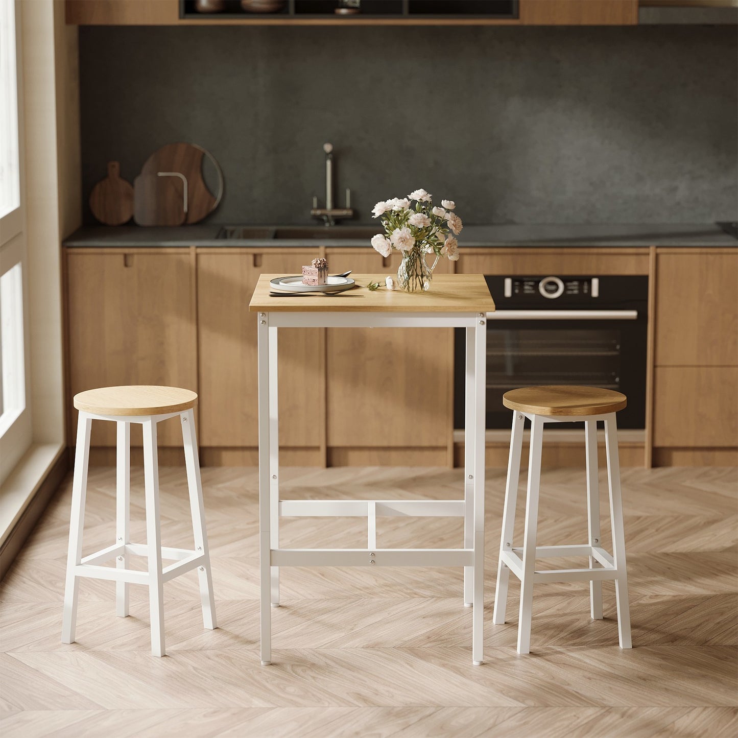 Bar Table, Tall Kitchen Table for Breakfast, Dining Room Table - image 2
