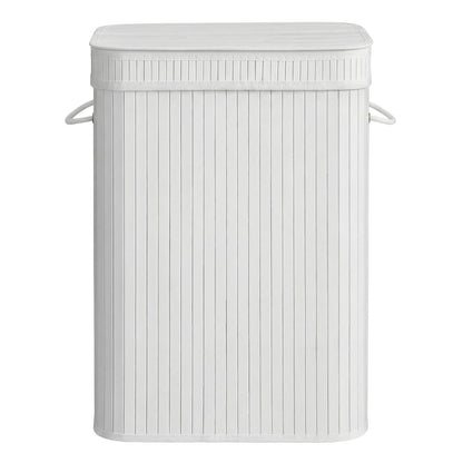 Laundry Hamper with Lid, Bamboo Laundry Basket, Removable - image 7