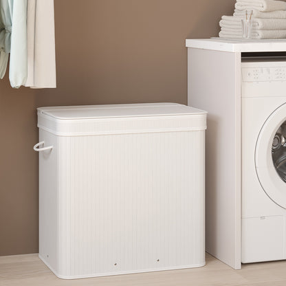Laundry Hamper with Lid, Bamboo Laundry Basket, Removable - image 18