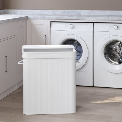 Laundry Hamper with Lid, Bamboo Laundry Basket, Removable - image 30