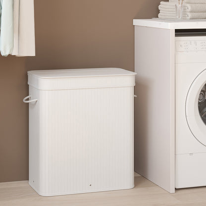 Laundry Hamper with Lid, Bamboo Laundry Basket, Removable - image 32