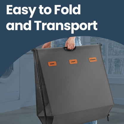 Laundry Hamper, Laundry Basket, 155 L Laundry Sorter 4 Sections - image 23