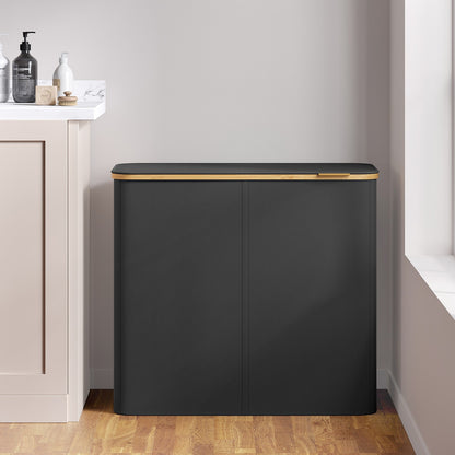 Laundry Basket with Lid, Slim Laundry Hamper, 65 L - image 55