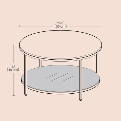 Coffee Table, Living Room Table, Sofa Cocktail Table - image 6