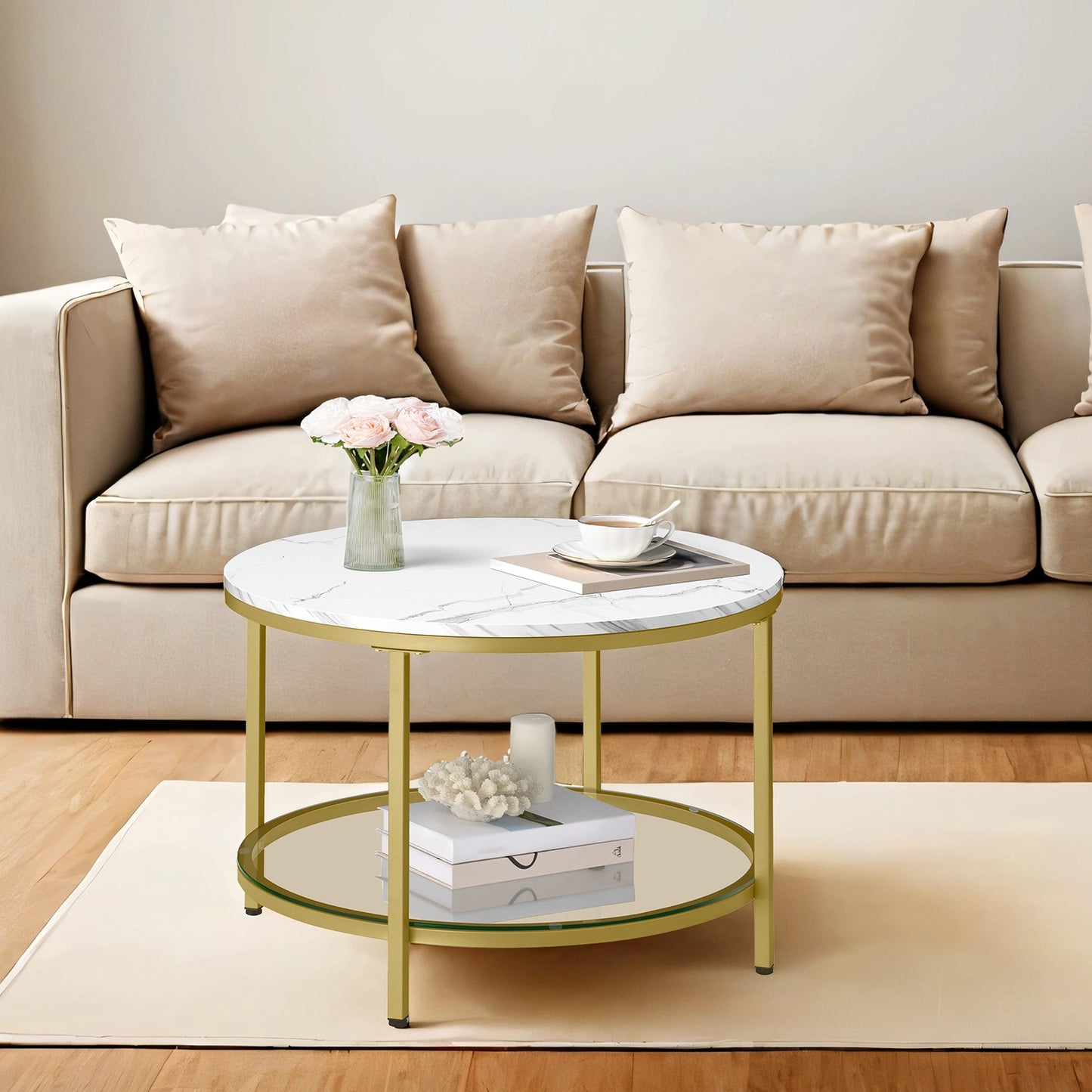 Coffee Table, Living Room Table, Sofa Cocktail Table - image 8
